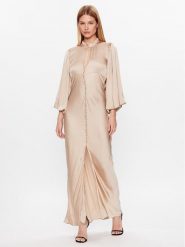 Herskind Sukienka wieczorowa Shila 4832370 Złoty Regular Fit. Żółte sukienki damskie Herskind, bez wzorów, z wiskozy, wizytowe, bez ramiączek. Za 1,299.00 zł.
