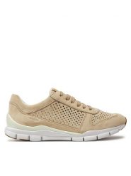 Geox Sneakersy D Suke B D02F2B 00022 C6738 Beżowy. Brązowe obuwie sportowe damskie Geox, ze skóry, bez zapięcia. Za 279.99 zł.