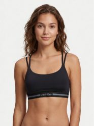 Calvin Klein Performance Biustonosz sportowy LVGWS6K345 Czarny. Czarne koszulki sportowe damskie Calvin Klein Performance, l, bez wzorów, z syntetyku, bez ramiączek, na fitness i siłownię. Za 152.99 zł.