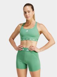 Adidas Biustonosz sportowy Powerreact Training IT6641 Zielony. Zielone biustonosze sportowe damskie Adidas, bez wzorów, z syntetyku. Za 179.99 zł.