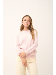 Just Cashmere Kaszmirowy sweter "Janice" w kolorze jasnoróżowym rozmiar: XL. Różowe swetry klasyczne damskie Just Cashmere, xl, z kaszmiru, bez kołnierzyka. Za 353.27 zł.