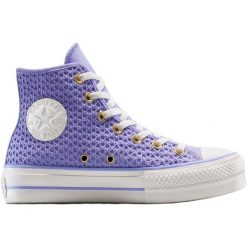Adidasy Converse Chuck Taylor All Star Lift Platform Knit, Dla obu płci. Niebieskie obuwie sportowe casual damskie Converse, bez zapięcia. Za 490.00 zł.