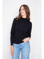 William de Faye Sweter w kolorze czarnym rozmiar: 36. Czarne swetry klasyczne damskie William de Faye, bez kołnierzyka. Za 113.99 zł.