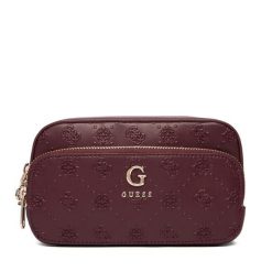 Kosmetyczka Guess. Czerwone kosmetyczki damskie Guess, z aplikacjami. Za 259.99 zł.