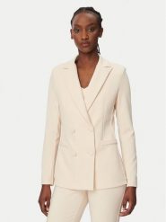 Rinascimento Marynarka CFC0128295003 Beżowy Slim Fit. Brązowe marynarki i żakiety damskie Rinascimento, xl, bez wzorów, z syntetyku. Za 629.99 zł.