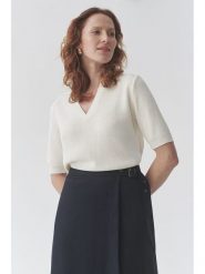 TATUUM Sweter "Hazel" w kolorze kremowym rozmiar: S. Brązowe swetry klasyczne damskie TATUUM, s, bez kołnierzyka. Za 144.95 zł.