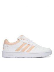 Adidas Sneakersy Hoops Classic KI1038 Biały. Białe obuwie sportowe damskie Adidas, ze skóry, bez zapięcia. Za 279.99 zł.
