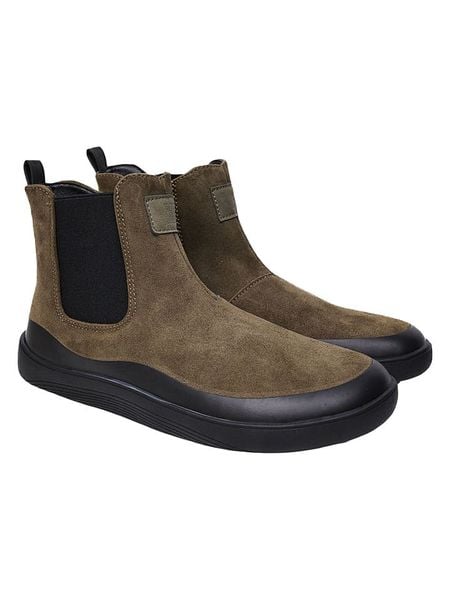 Avance shoes Buty barefoot w kolorze khaki rozmiar: 39. Brązowe botki damskie avance shoes, z polaru, bez obcasa, bez zapięcia. Za 124.95 zł.