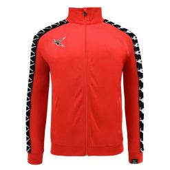Kurtka Sportowa Gyme Play z Zamkiem. Czerwone kurtki sportowe damskie ELPLAYER, xl, bez wzorów, z poliesteru, bez kaptura. Za 80.00 zł.