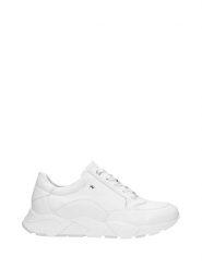 Wojas Skórzane sneakersy w kolorze białym rozmiar: 41. Białe obuwie sportowe damskie Wojas, ze skóry, bez zapięcia. Za 313.32 zł.