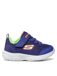 Skechers Sneakersy Mini Wanderer 407300N/NVLM Granatowy. Niebieskie buty sportowe chłopięce Skechers, z meshu, bez zapięcia. Za 109.65 zł.