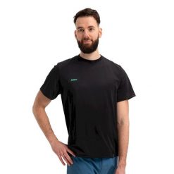 Koszulka Jobe Rashguard unisex z krótkim rękawem luźna. Czarne bluzki damskie JOBE, bez wzorów, sportowe, bez kołnierzyka, bez ramiączek. Za 199.00 zł.