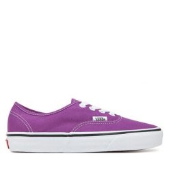 Tenisówki Vans. Fioletowe trampki damskie Vans, bez wzorów, bez zapięcia. Za 219.99 zł.