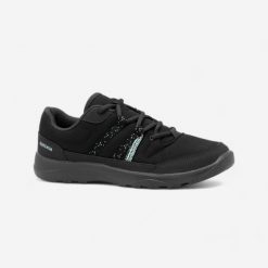 Second Life - Buty turystyczne damskie Quechua NH50 - Stan Doskonały. Szare obuwie trekkingowe damskie QUECHUA, z materiału, bez zapięcia. Za 51.99 zł.