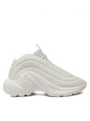 Diesel Sneakersy S-D-Runner X Y03440 P6691 T1003 Biały. Białe obuwie sportowe damskie Diesel, ze skóry, bez zapięcia. Za 659.99 zł.