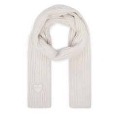 Szalik Guess. Białe szaliki damskie Guess, z aplikacjami. Za 134.99 zł.