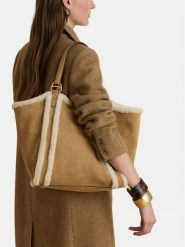 LAUREN RALPH LAUREN Torebka 431P18389001 Brązowy. Brązowe torebki klasyczne damskie Lauren Ralph Lauren, ze skóry, bez dodatków. Za 2,399.00 zł.