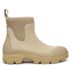 Botki Tretorn. Brązowe botki damskie Tretorn, bez obcasa, na płaskiej podeszwie, bez zapięcia. Za 589.99 zł.