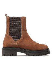 Geox Botki D Iridea D D26HRD 0226W C0183 Brązowy. Brązowe botki damskie Geox, ze skóry, bez obcasa, na płaskiej podeszwie, bez zapięcia. Za 549.99 zł.