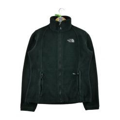 Second life - The North Face polarowa kurtka damska - Stan bardzo dobry. Czarne kurtki damskie The North Face, l, bez wzorów, z materiału, bez kaptura. Za 170.36 zł.