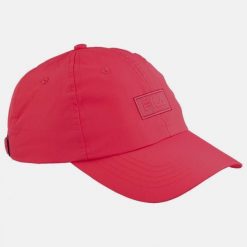 Czapka damska z daszkiem Fila TAIF 6. Czerwone czapki z daszkiem damskie Fila, bez wzorów. Za 59.00 zł.