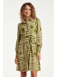 Smashed Lemon Sukienka w kolorze zielonym rozmiar: XL. Zielone sukienki damskie Smashed Lemon, bez wzorów, z tkaniny, bez ramiączek. Za 165.99 zł.