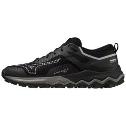 Buty do biegania Mizuno WAVE IBUKI 4 GTX. Czarne obuwie sportowe damskie Mizuno, bez zapięcia, do biegania, mizuno wave. Za 529.00 zł.