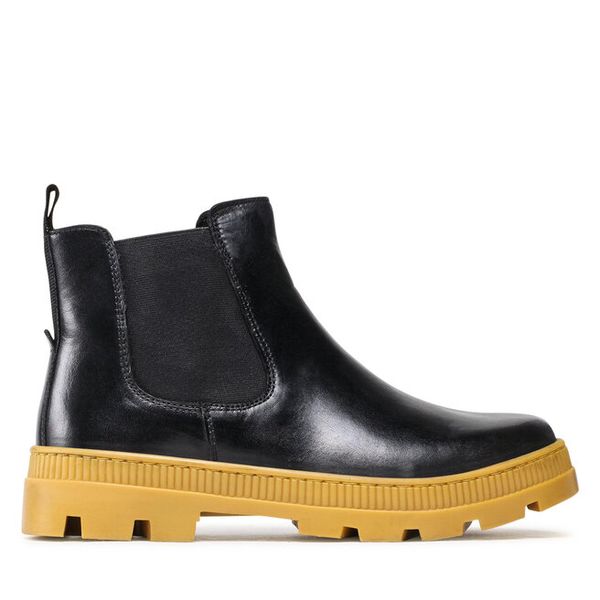 Sztyblety Lasocki. Czarne botki damskie Lasocki, bez obcasa, na płaskiej podeszwie, bez zapięcia. Za 249.99 zł.