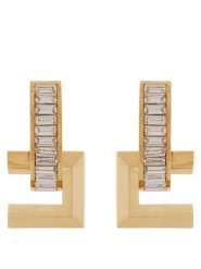 Elisabetta Franchi Klipsy OR-16K-52E2-V290 Złoty. Żółte kolczyki damskie Elisabetta Franchi, metalowe, z klipsem. Za 789.99 zł.