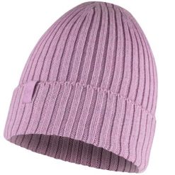 Czapka zimowa z wełny merino Buff Merino Wool Norval. Czerwone czapki damskie Buff, na zimę, bez wzorów, z wełny. Za 219.90 zł.