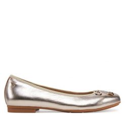 Baleriny Tamaris. Żółte balerinki damskie Tamaris, bez wzorów. Za 219.99 zł.