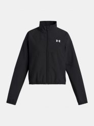Kurtka damska Under Armour UA Rival Woven-BLK. Szare kurtki damskie Under Armour, bez wzorów, z materiału, bez kaptura. Za 252.32 zł.