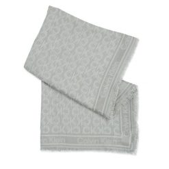 Chusta Calvin Klein. Szare chusty damskie Calvin Klein, bez wzorów. Za 289.99 zł.