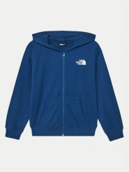 The North Face Bluza NF0A89HG Niebieski Oversize. Niebieskie bluzy dziewczęce The North Face, bez wzorów, z bawełny, bez ramiączek, bez kaptura. Za 179.99 zł.