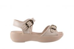 Sandały Azaleia 355 788 Napa Ivory, Beż, Materiał - 38. Brązowe sandały damskie Azaleia, bez wzorów, z materiału, bez obcasa, bez zapięcia. W wyprzedaży za 62.10 zł.