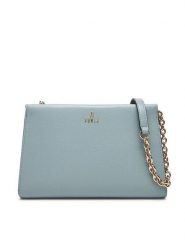 Furla Torebka Camelia Mini Crossbody WE00528 ARE000 CN 3963S Błękitny. Niebieskie torebki wieczorowe damskie Furla, bez wzorów, ze skóry, bez dodatków. Za 749.99 zł.