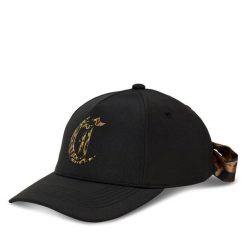 Czapka z daszkiem Just Cavalli. Czarne czapki z daszkiem damskie Just Cavalli, bez wzorów. Za 219.99 zł.