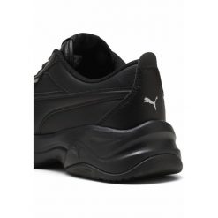 Damskie buty sportowe Cilia Mode PUMA Black Silver Gray. Czarne obuwie sportowe casual damskie Puma, trekkingowe. W wyprzedaży za 259.00 zł.