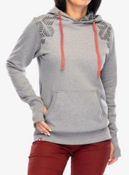 Bluza z kapturem damska Ocun Hoodie. Szare bluzy damskie Ocun, xs, bez wzorów, z bawełny, z kapturem. Za 361.89 zł.