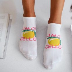 Białe stopki damskie limoncello 1218. Białe skarpetki damskie Milena, bez wzorów, z bawełny. Za 14.90 zł.