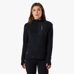 Bluza Wędrówki Kobieta Ultra Light Szybkoschnący. Czerwone bluzy damskie SWEDEMOUNT, xl, bez wzorów, z elastanu, bez kaptura. Za 163.99 zł.