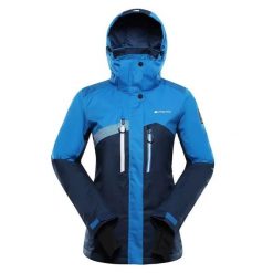 Damska kurtka narciarska Alpine Pro Deara 2. Brązowe kurtki damskie Alpine Pro, l, bez wzorów, z meshu, bez kaptura. Za 922.90 zł.