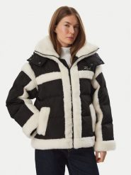 KARL LAGERFELD Kurtka zimowa B4W15004 Czarny Regular Fit. Czarne kurtki damskie KARL LAGERFELD, na zimę, l, bez wzorów, z syntetyku, bez kaptura. Za 1,749.00 zł.