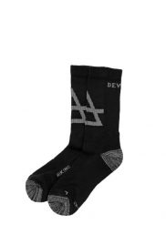 Skarpety turystyczne Devold Hiking Merino Medium Sock. Czarne skarpetki damskie Devold, bez wzorów, z elastanu. Za 156.75 zł.
