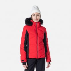 Kurtka narciarska damska Rossignol W Staci. Czerwone kurtki sportowe damskie Rossignol, na zimę, xl, bez wzorów, bez kaptura. W wyprzedaży za 1,459.00 zł.