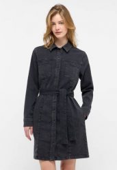 Damska Sukienka Mini Mustang Style Elmira Dress Denim Black 1015588 4000 802. Czarne sukienki damskie Mustang, bez wzorów, z denimu, bez ramiączek. Za 219.99 zł.