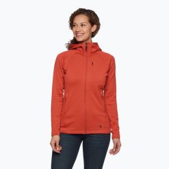 Bluza trekkingowa damska Black Diamond Factor Hoody. Brązowe bluzy damskie Black Diamond, m, bez wzorów, bez kaptura. Za 428.99 zł.