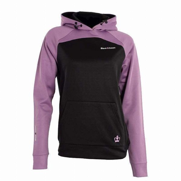 Bluza z kapturem Black Crown Merida Rosa/Negro. Czerwone bluzy damskie BLACK CROWN, xs, bez wzorów, z materiału, z kapturem. Za 215.30 zł.