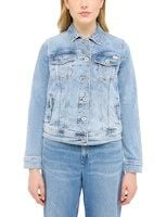 Damska Kurtka Jeansowa Mustang Style Santa Rosa Denim Jacket Denim Blue 1016569 5000 412. Niebieskie kurtki damskie Mustang, xl, bez wzorów, z denimu, bez kaptura. Za 349.99 zł.