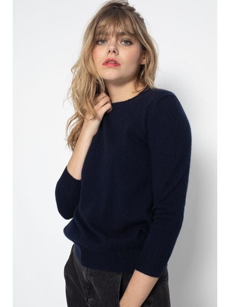 Perfect Cashmere Kaszmirowy sweter "Vanessa" w kolorze granatowym rozmiar: L. Niebieskie swetry klasyczne damskie Perfect Cashmere, l, z kaszmiru, bez kołnierzyka. Za 417.45 zł.